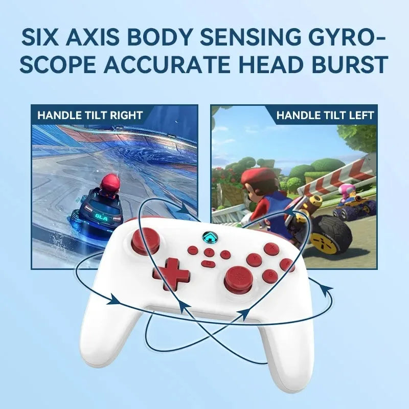 S11 Wireless Bluetooth-compatible Game Controller Suitable For Switch PC Mobile Phone With Wake-up Vibration Somatosensory Game