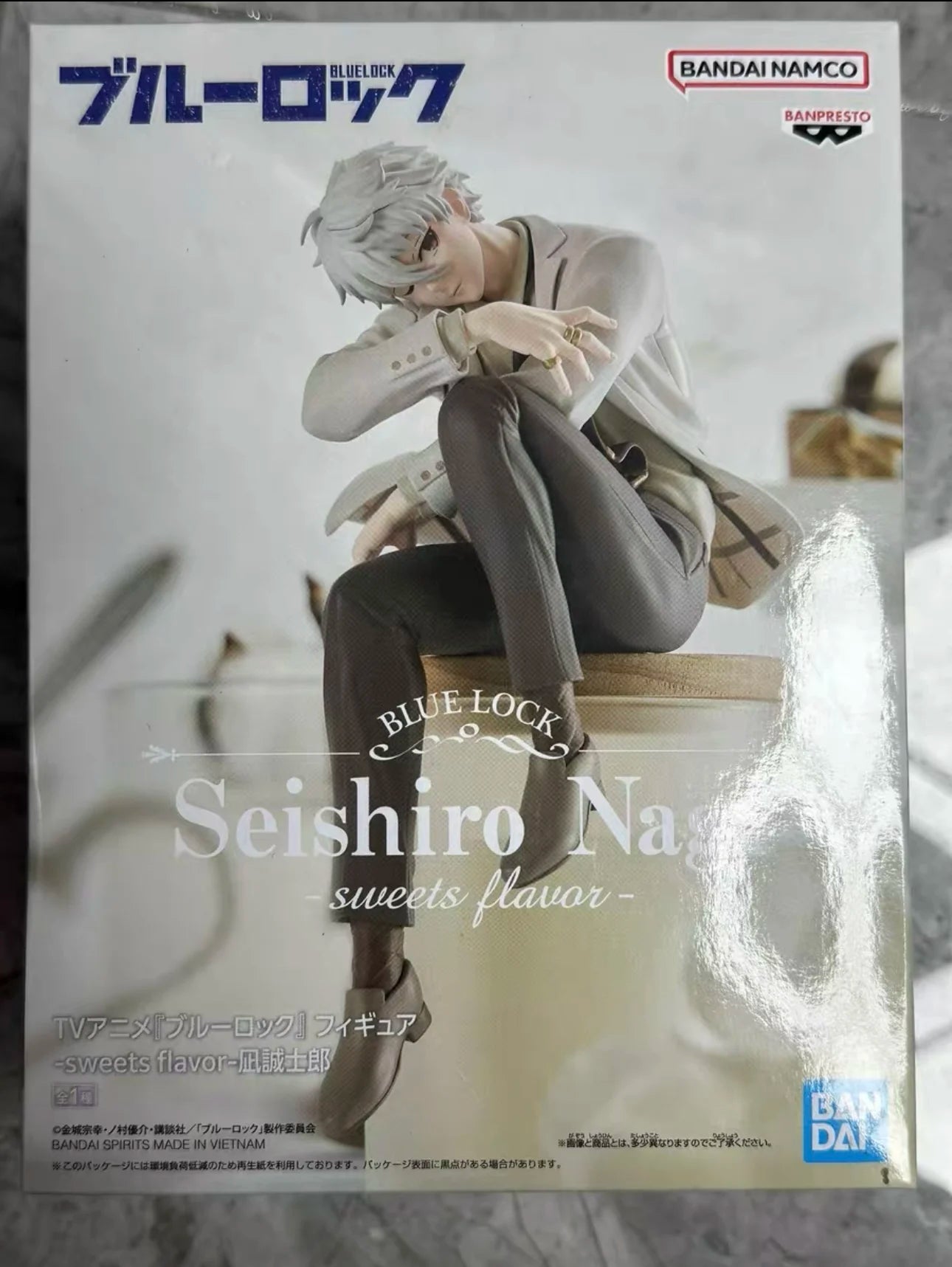 In Stock BANDAI Original Genuine BANPRESTO BLUE LOCK Mikage Reo sweets flavor Action Figures Model PVC Statue Toy Festival Gifts