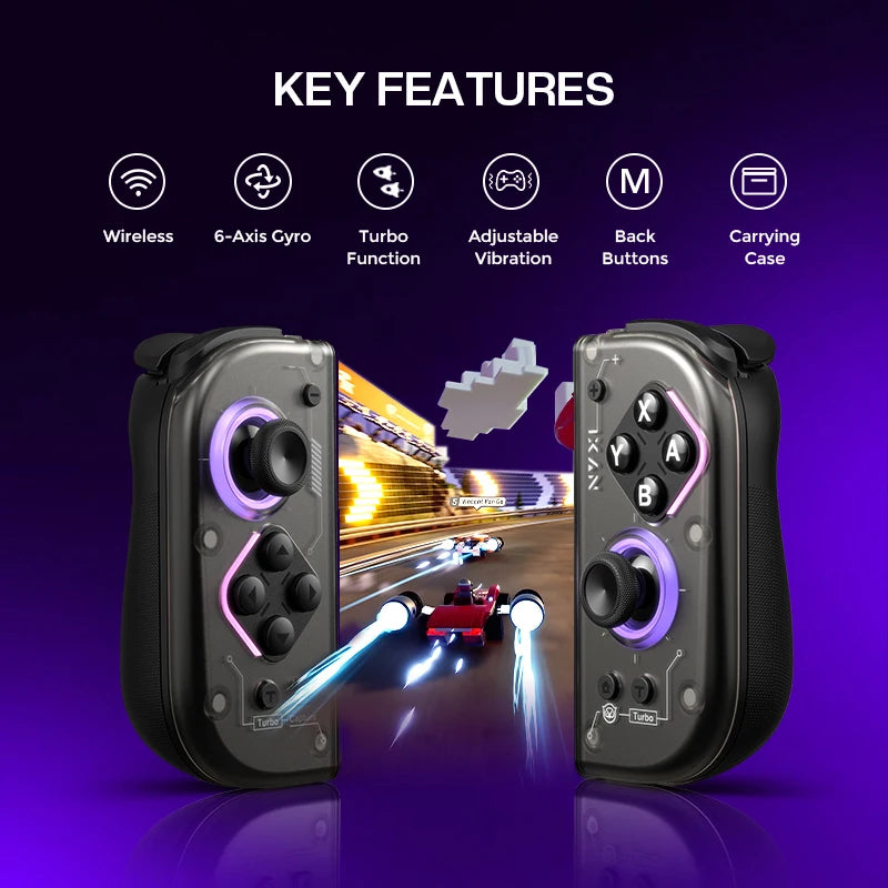 NYXI Hyperion 2 Wireless Game Controller Dual Hall Joycon Gamepad  for NintendoSwitch/Switch OLED/Switch Lite Controller
