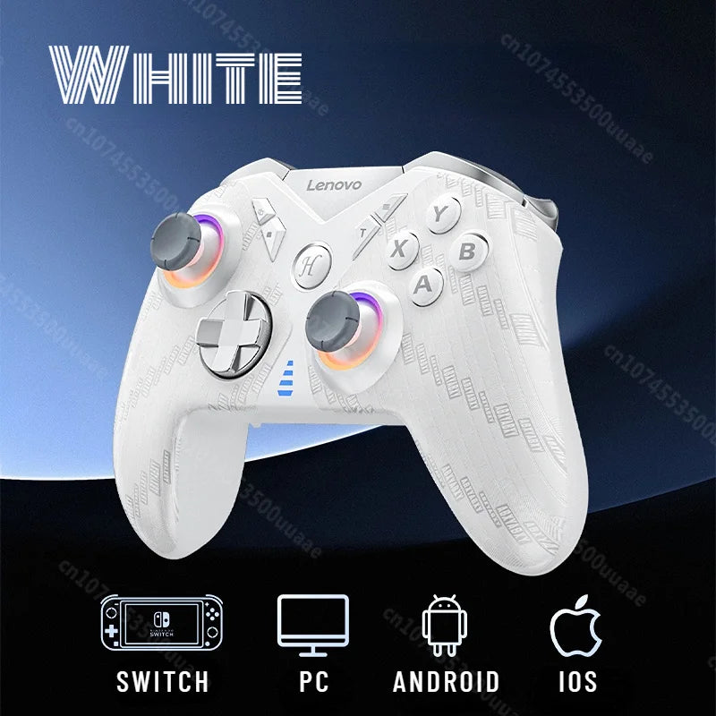 Lenovo S05 Wireless Game Controller Tri-Mode Connectivity Bluetooth Gamepad for Switch iPhone Android Cell Phones Tablet PC TV