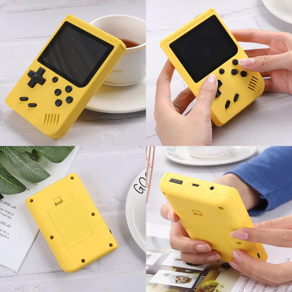 Portable Retro Mini Video Game Console 8-Bit Handheld Game Player Built-in 500 Games AV Out Game Console 3.0 Inch Color HD LCD