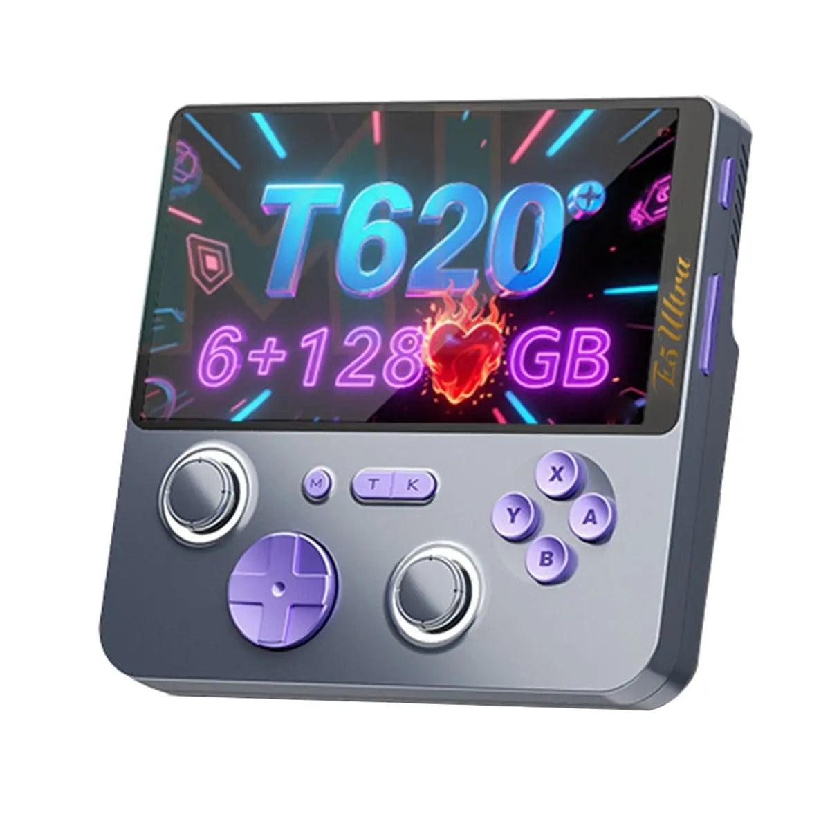 *ONE DAY E5 Ultra Handheld Video Game Console 5inch IPS Touch Screen Hall-Effect Joystick Android Portable Game Console C