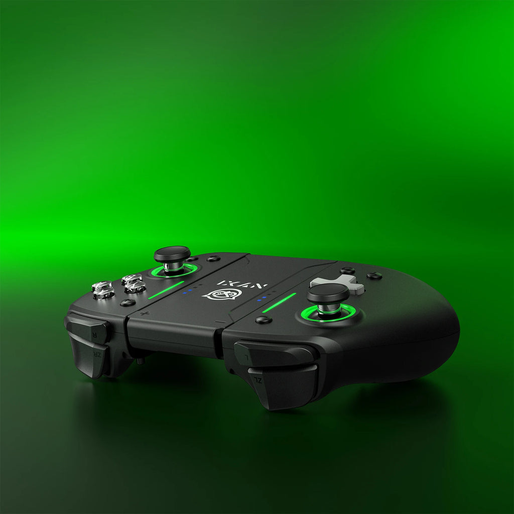 NYXI Hyperion Pro Hall Joystick Wireless Game Controller Black Gamepad with RGB Lights for Nintendo Switch