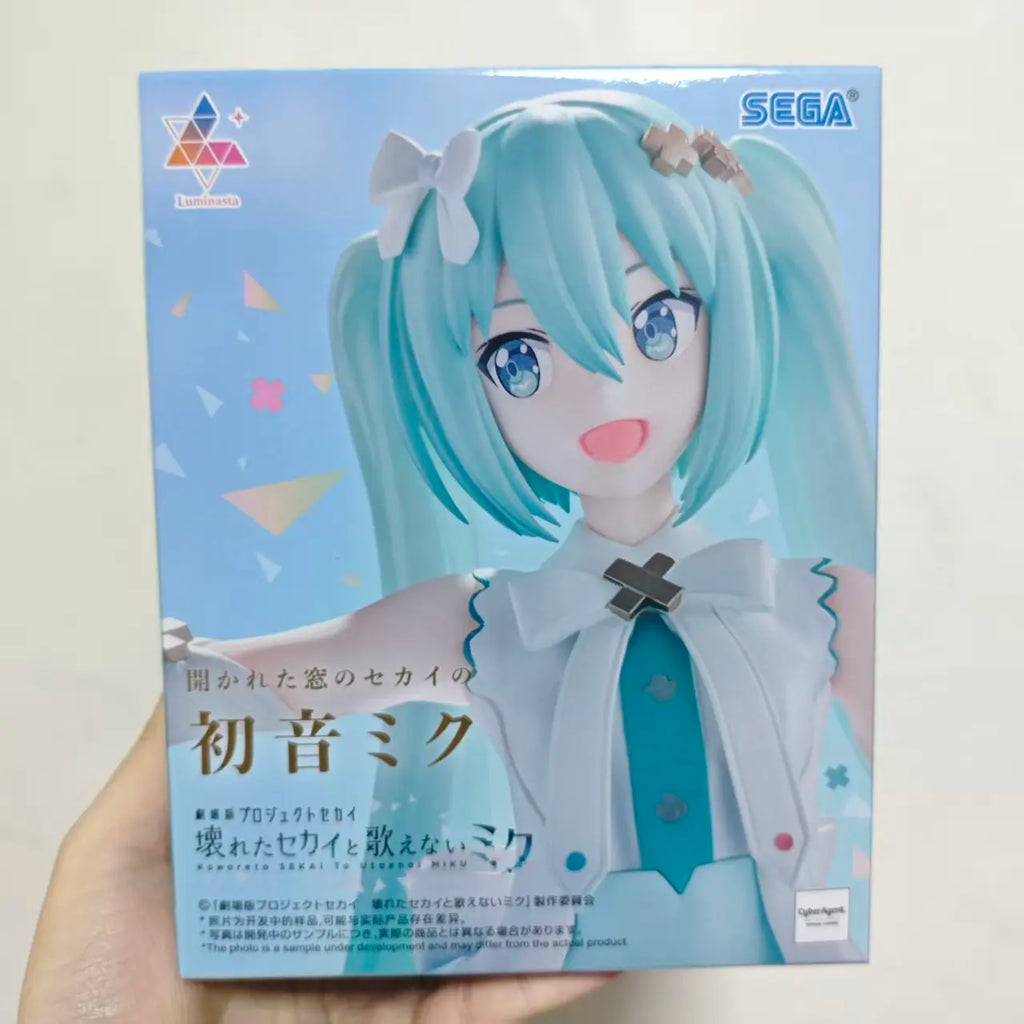 Sega Miku Gekijouban Project Sekai Kowareta Sekai to Utaenai Miku Anime Luminasta Action Figures Model Figurine Original Figuart
