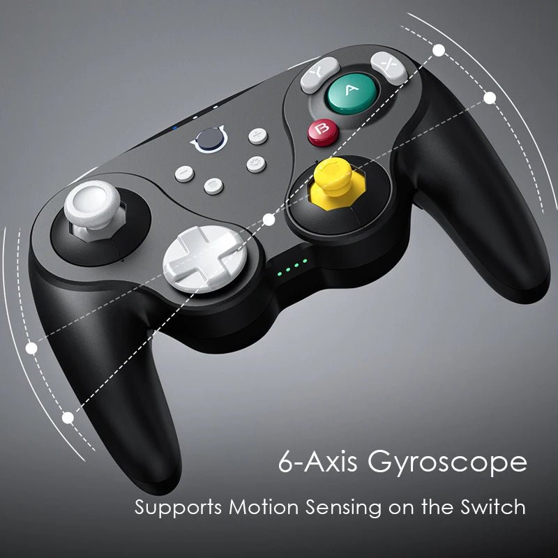 NYXI Warrior Bluetooth Game Controller Black Wireless Gamepad for Gamecube/WII/Switch2/Switch OLED/Switch Lite/PC