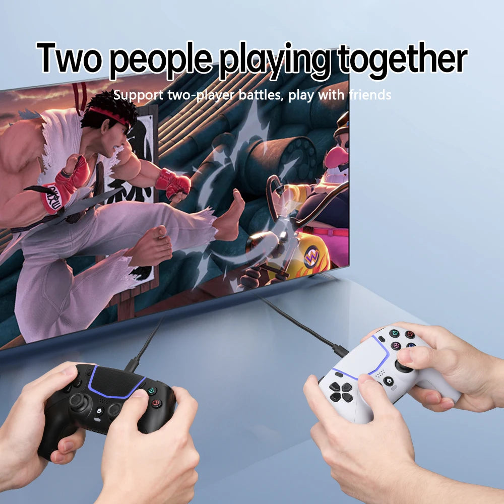 P5 wired game controller supports six axis motion sensing, suitable for P5 console, wired support for computer PC