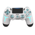 GAMINJA Wireless Game Controller For PS4 PS3 Console Computer PC RGB Light LED Bluetooth Gamepad 6-axis Gyroscope Dual Vibration