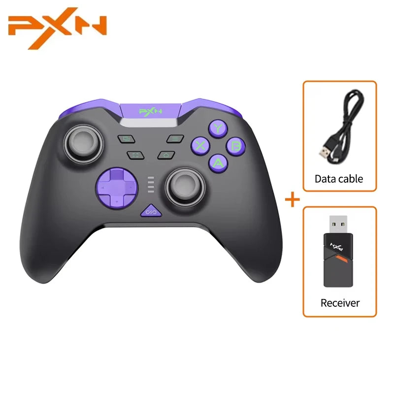 PXN P50S/P5 8K Bluetooth Game Controller HD Shock Hall Trigger Rocker Joystick Gamepad NS/Steam/PC/Phone Wireless Gamepads