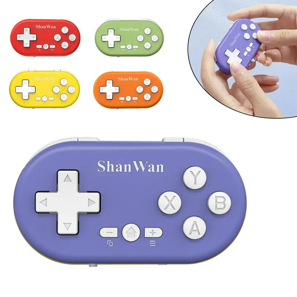 For Q36 Mini Game Controller Portable Pocket Handheld Console For Mobile Gaming Small Video Scrolling Controller K3e3