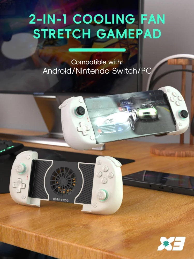 DATA FROG X3 Wireless Controller for Android Game Controller for Samsung Galaxy for PUBG Mobile