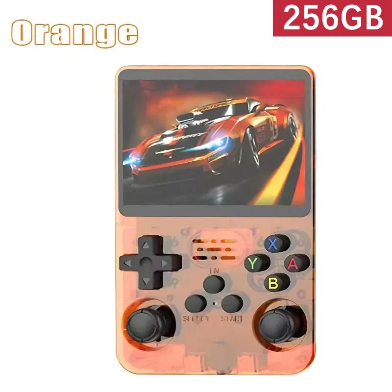 R36S Retro Handheld Video Game Console Linux System 3.5-inch IPS Screen Mini Portable Handheld Video Player 128GB 20000 Games