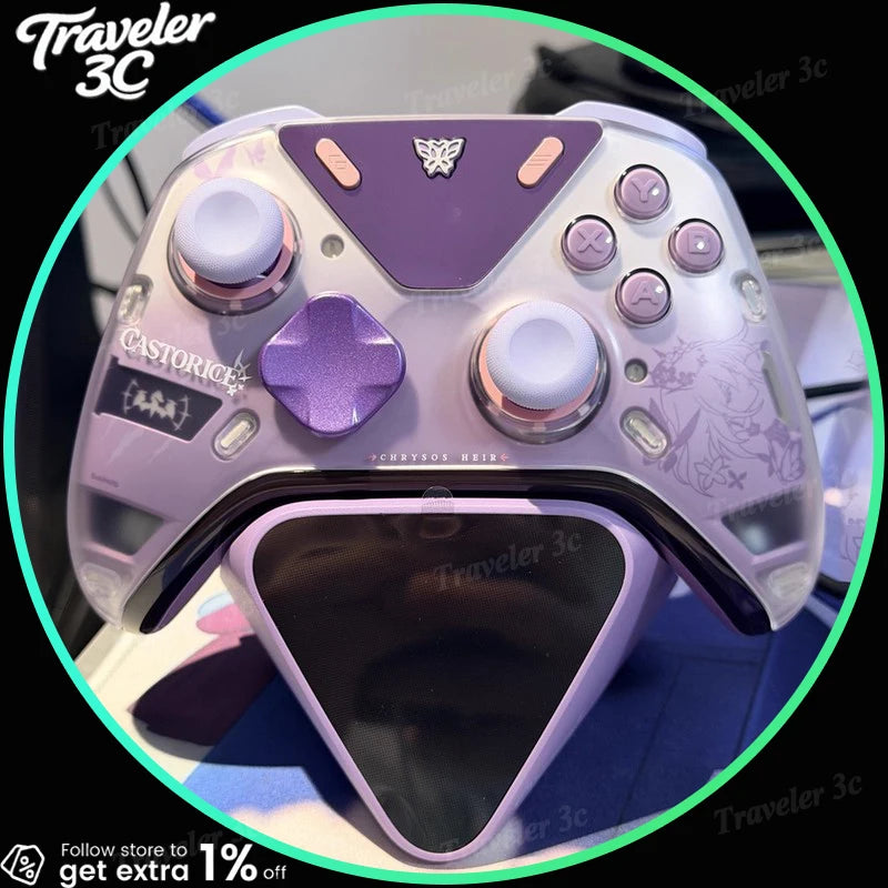 Sales MIHoYo Honkai Star Rail Castorice APEX 5 Elite Limited Gamepads Wireless Gamepad Force Feedback Bluetooth Game Controller