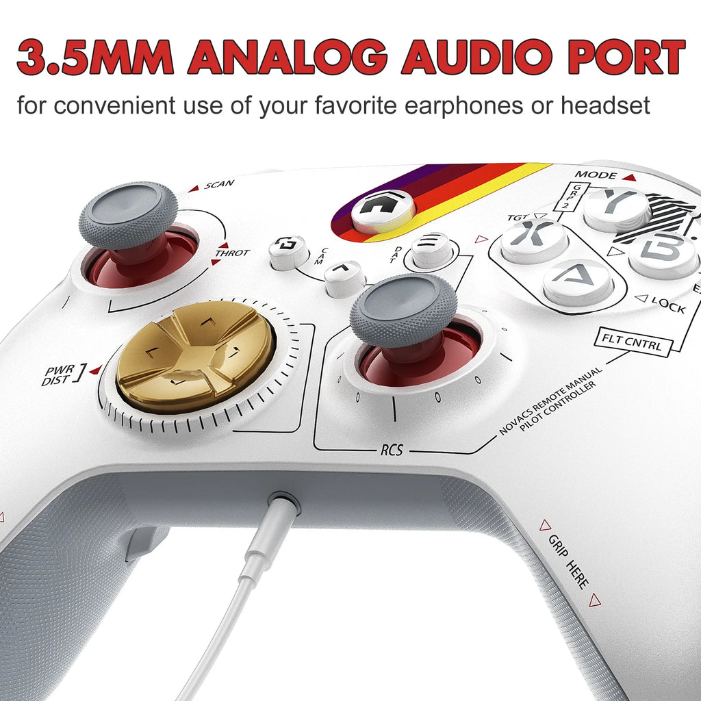 Game Controller W/6-Axis Gyro,Gaming Joystick Dual Vibration Turbo Function Gamepad for Xbox One S/X/Series S/X/PC Windows 10/11