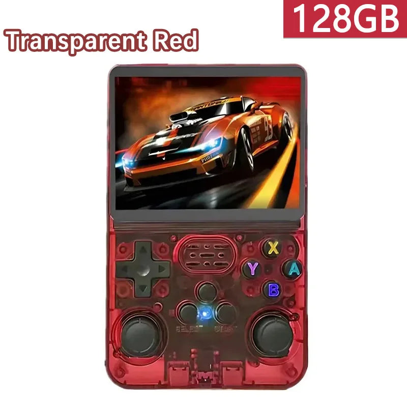 R36S Retro Handheld Video Game Console Linux System 3.5-inch IPS Screen Mini Portable Handheld Video Player 128GB 20000 Games