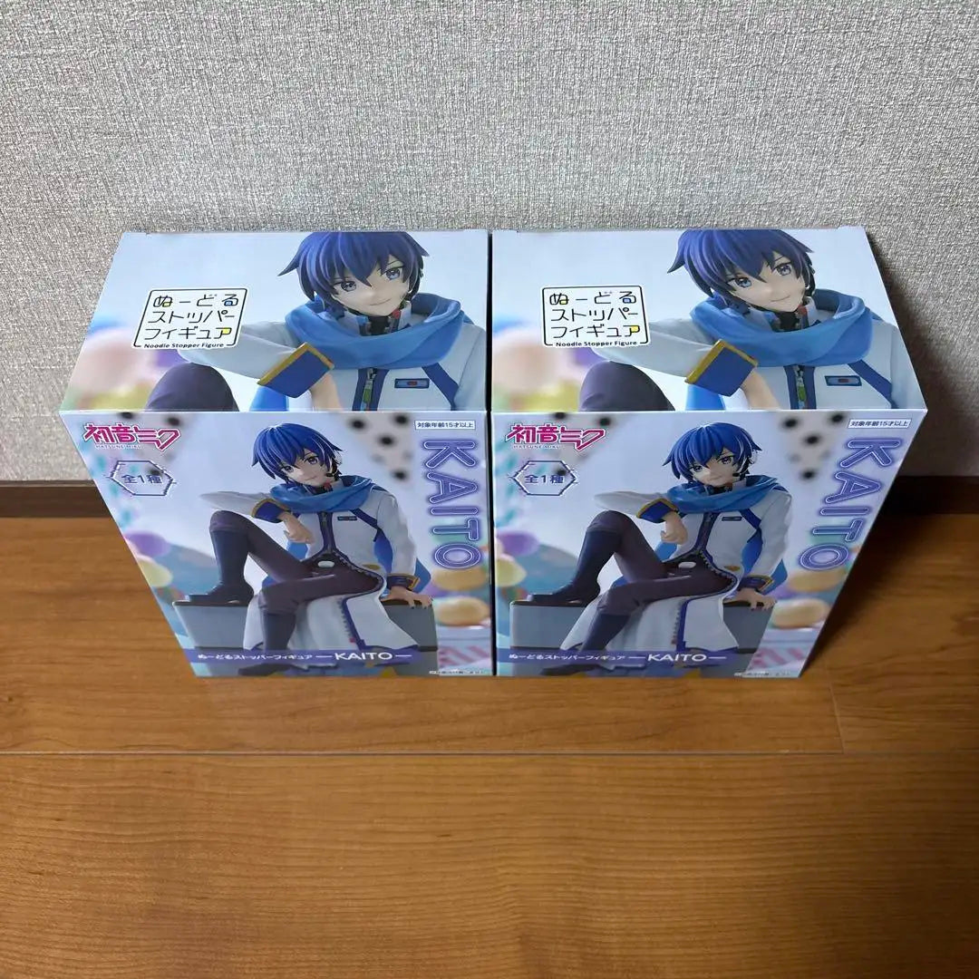 ln Stock FuRyu Hatsune Miku Series Noodle Stopper -KAITO- PVC Anime Action Figures Model Collection Toy