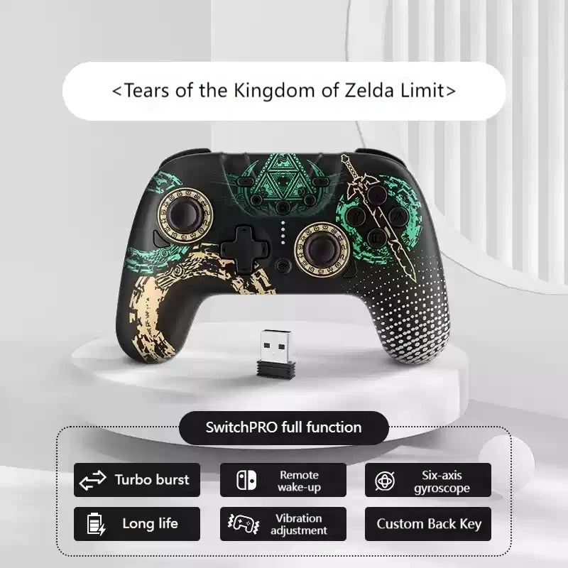 Aolion Switch Wireless Game Controller Tears Of The Kingdom Six Axis Gyroscope Long Endurance Macro Programming Game Controller