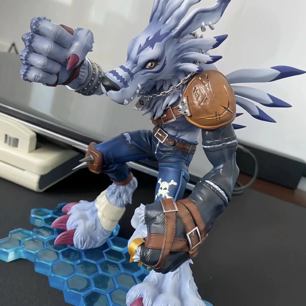 22cm Hot Digimon Adventure Anime Figures Gk Garurumon Action Figure Pvc Figurine Statue Collection Model Doll Toy Gifts For Boys