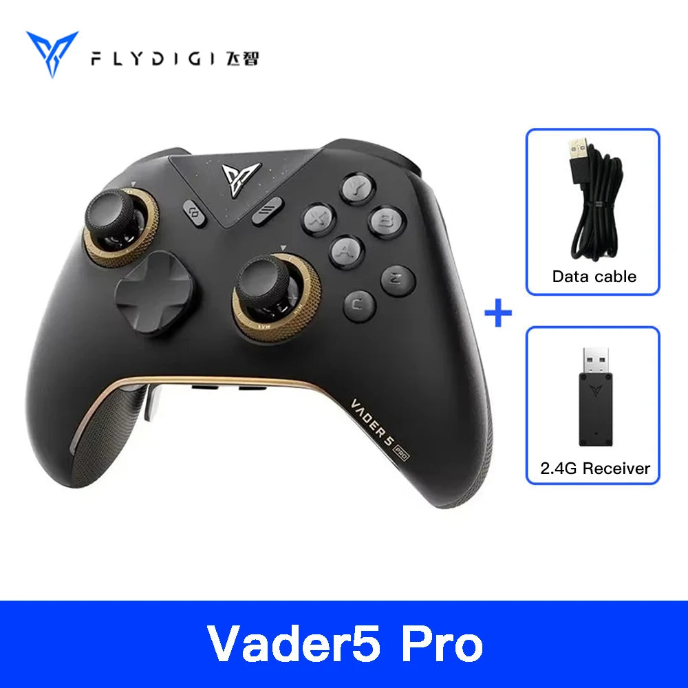 New Flydigi Vader5 Pro Game Controller Wireless Bluetooth Original Competitive Elite Gamepads for PC/NS2/Mobile/Steam