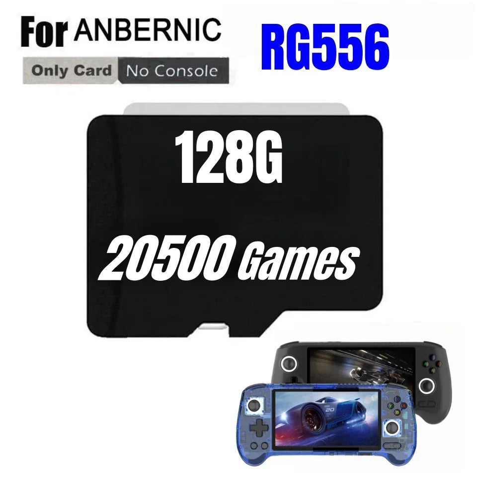 FOR ANBERNIC RG556 TF Card Portable PS2 Handheld Game Console Memory Card SD Card 61000 Games PS2 512G 256G 128G Micro sd games