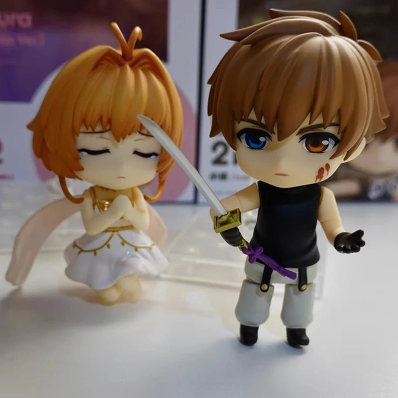 #2152 Tsubasa Reservoir Chronicle Sakura Anime Girl Figure #2153 Syaoran Action Figure Mokona Modoki Figurine Model Doll Toys