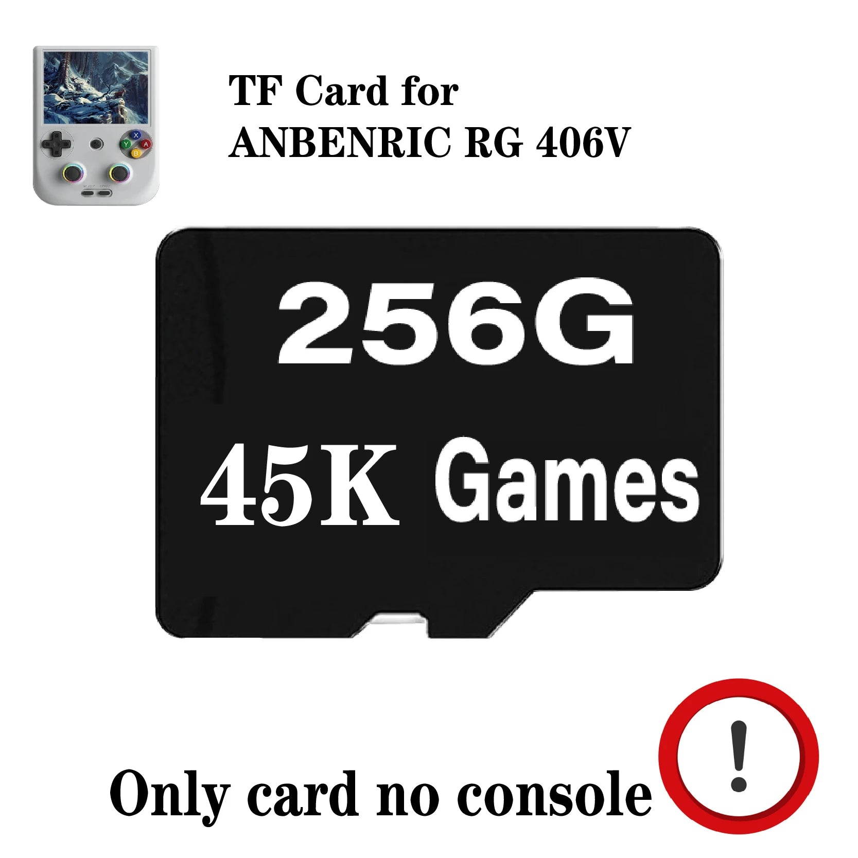 TF CARD FOR ANBERNIC RG 406V Handheld Game Console RG406V 4" IPS Multi-touch Screen Android13 Retro Video Games Support 1080p DP