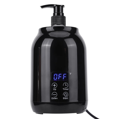 Massage Oil Warmer Massage Oil Heater LED Display Lotion Warmer Fast Heat Lotion Warmer 2 Heat Modes With Timer for Lotion Cream