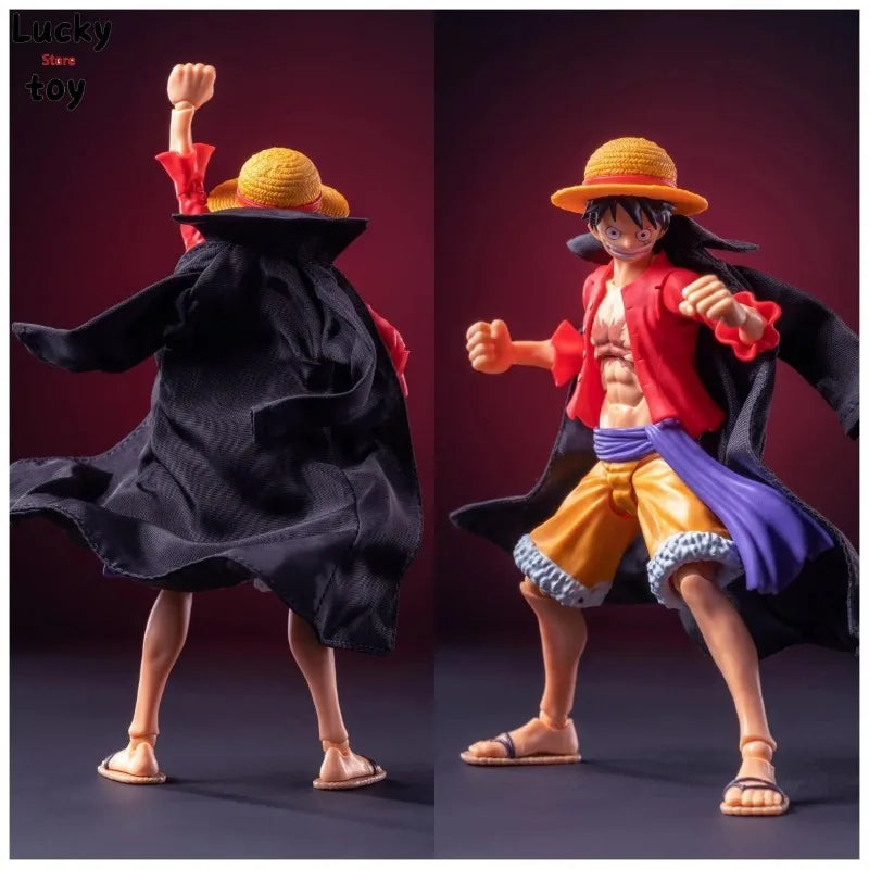 Shf 1/12 Male Custom Straw Hat Windbreaker Coat Scene Props Clothes for 6in Action Figures Body Dolls Model