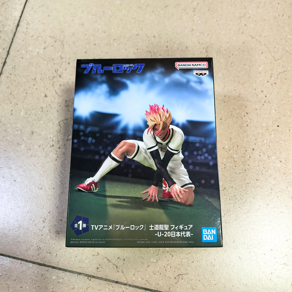 Original BANPRESTO BLUE LOCK Ryusei Shidou FIGURE U20 Japan National Team Anime Figure Toys PVC Model Collection Doll Gift