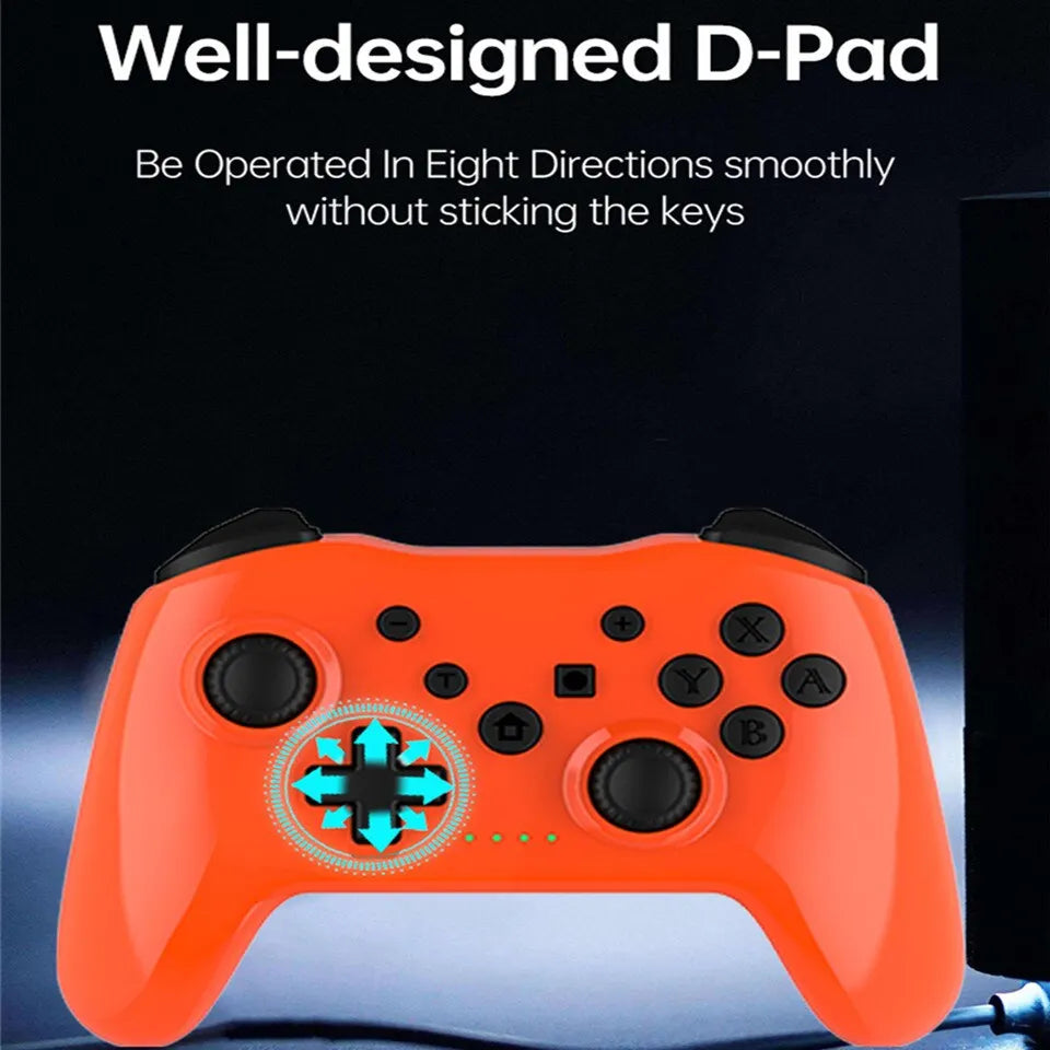 GAMINJA Wireless Gamepad BT Gaming Controller for Nintendo Switch Lite PS3 Game Console Smart TV Box Wind 7 8 10 PC Joystick