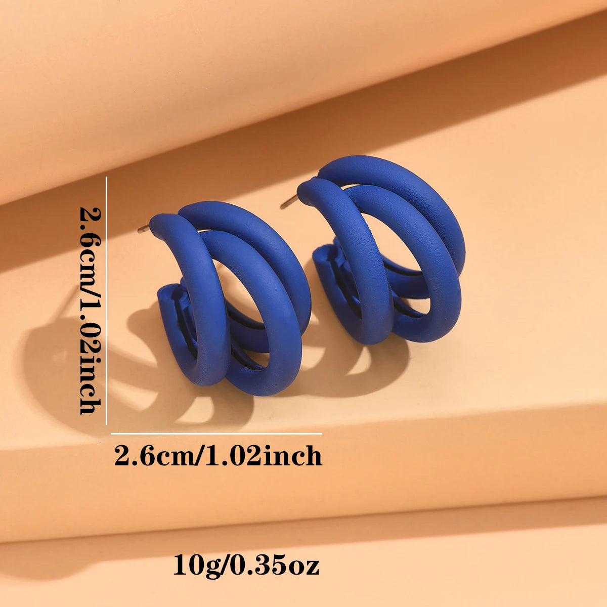 Elegant Gold Color Circled Hoop Earring for Woman Metal Elegant Vintage Geometric  Luxury Earrings Party Jewelry Gifts