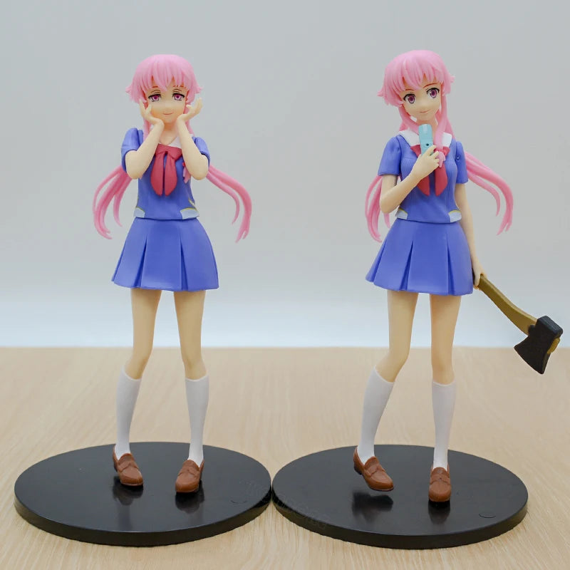#2316 Mirai Nikki Yuno Gasai Anime Girl Figure Pop Up Parade Future Diary Gasai Yuno Action Figure Collectible Model Doll Toys