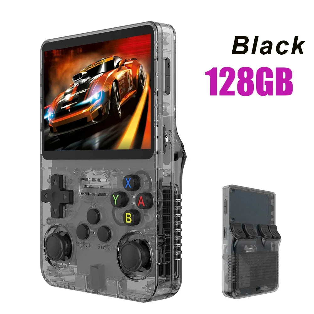 64G/128G R36S Retro Handheld Video Game Console Linux System 3.5 Inch IPS Screen R35s Pro Portable Pocket Video Player Games