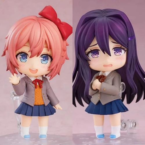 #2283 Doki Literature Club! Yuri Anime Girl Figure #1817 Monika Action Figure Natsuki/Sayori Figurine Model Doll Toys Gifts