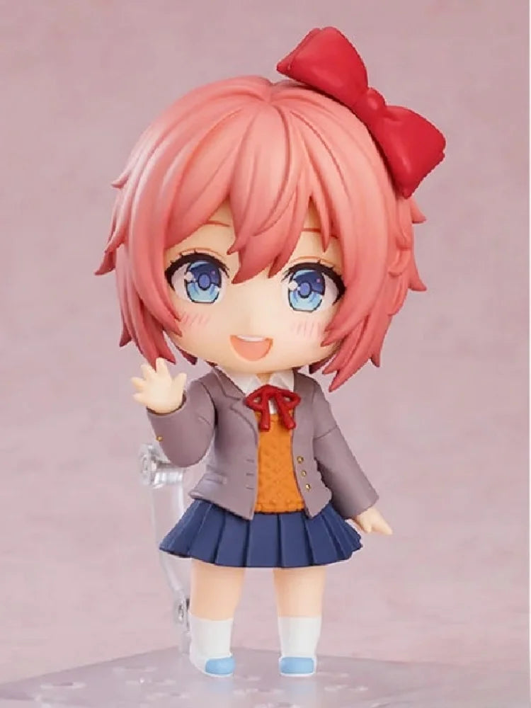 #2283 Doki Literature Club! Yuri Anime Girl Figure #1817 Monika Action Figure Natsuki/Sayori Figurine Model Doll Toys Gifts