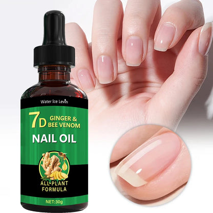 7-Day Ginger Nail Care Essence, Suitable for Hands and Feet, Deeply Nourishes, Mild and Hypoallergenic, Daily Moisturizing, Suitable for All Nail Types