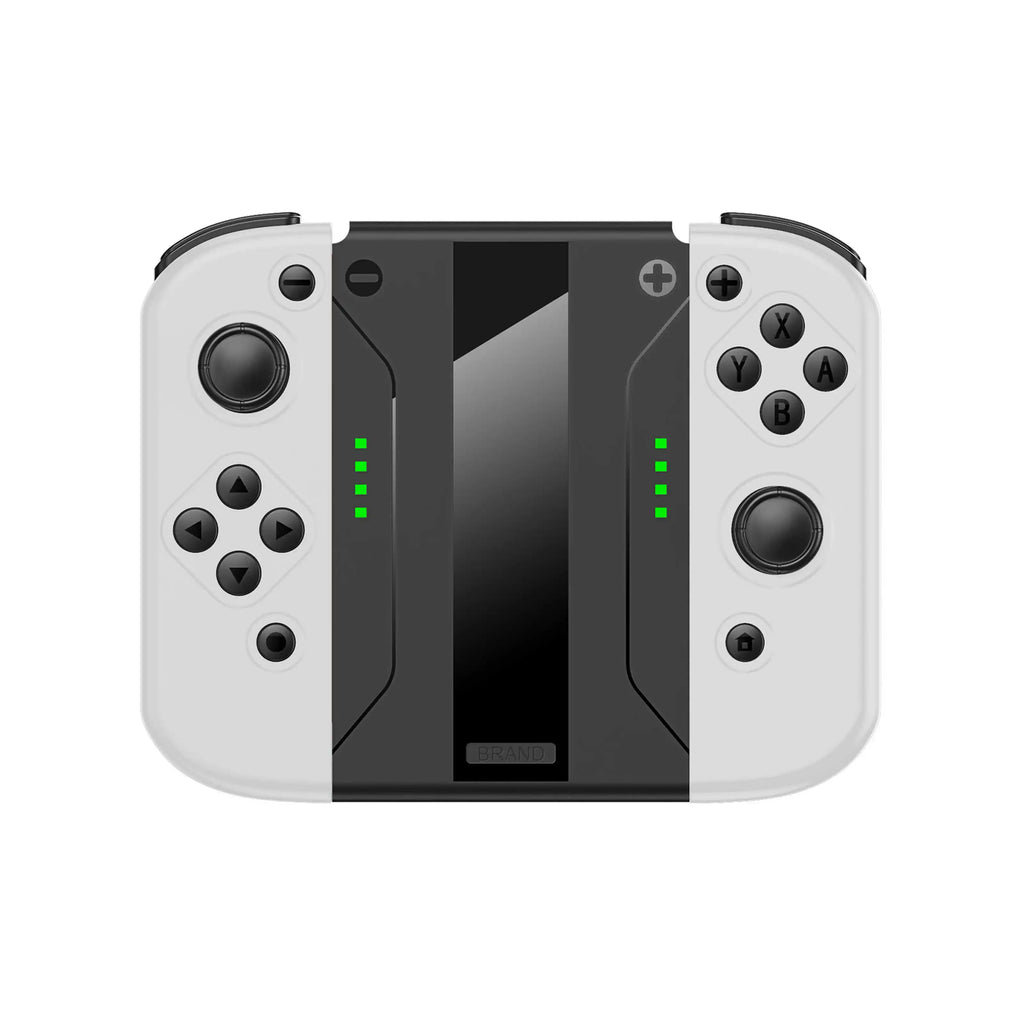 Works with Switch-J left and right game controllers, can be used with Nintendo Switch/OLE D, 2-in-1 extended controller grip