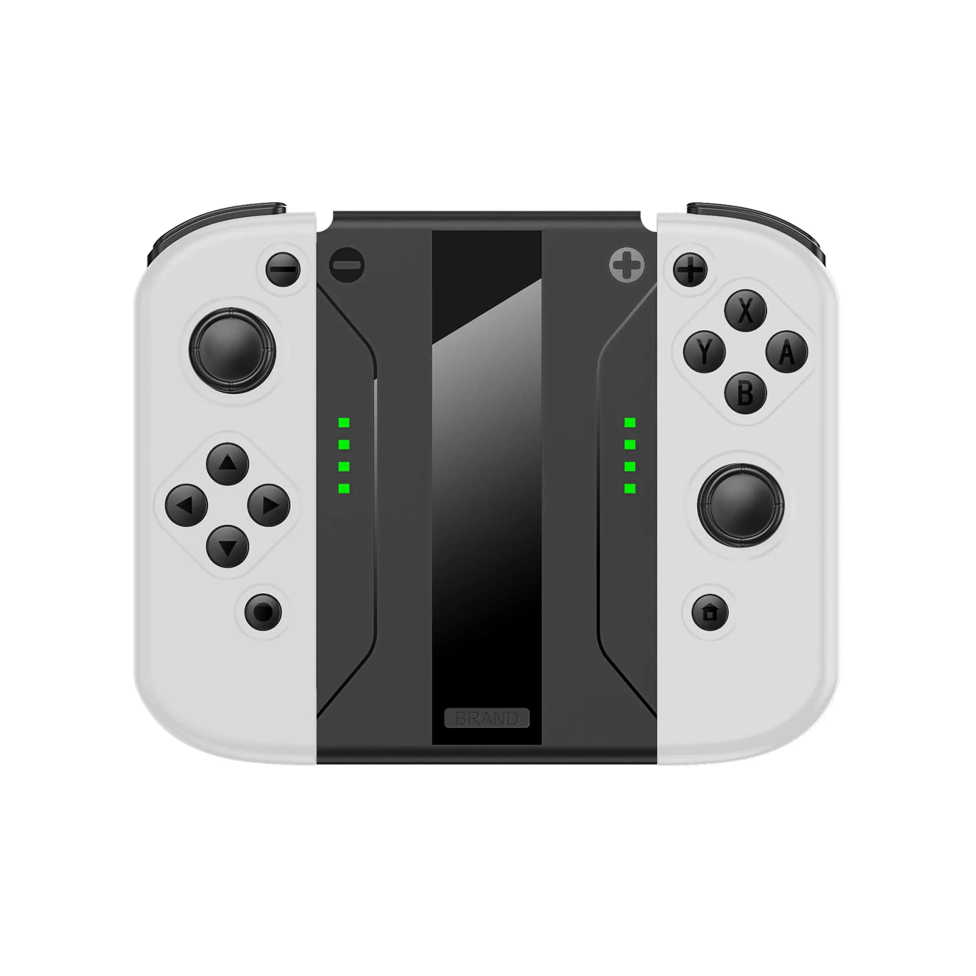 Works with Switch-J left and right game controllers, can be used with Nintendo Switch/OLE D, 2-in-1 extended controller grip