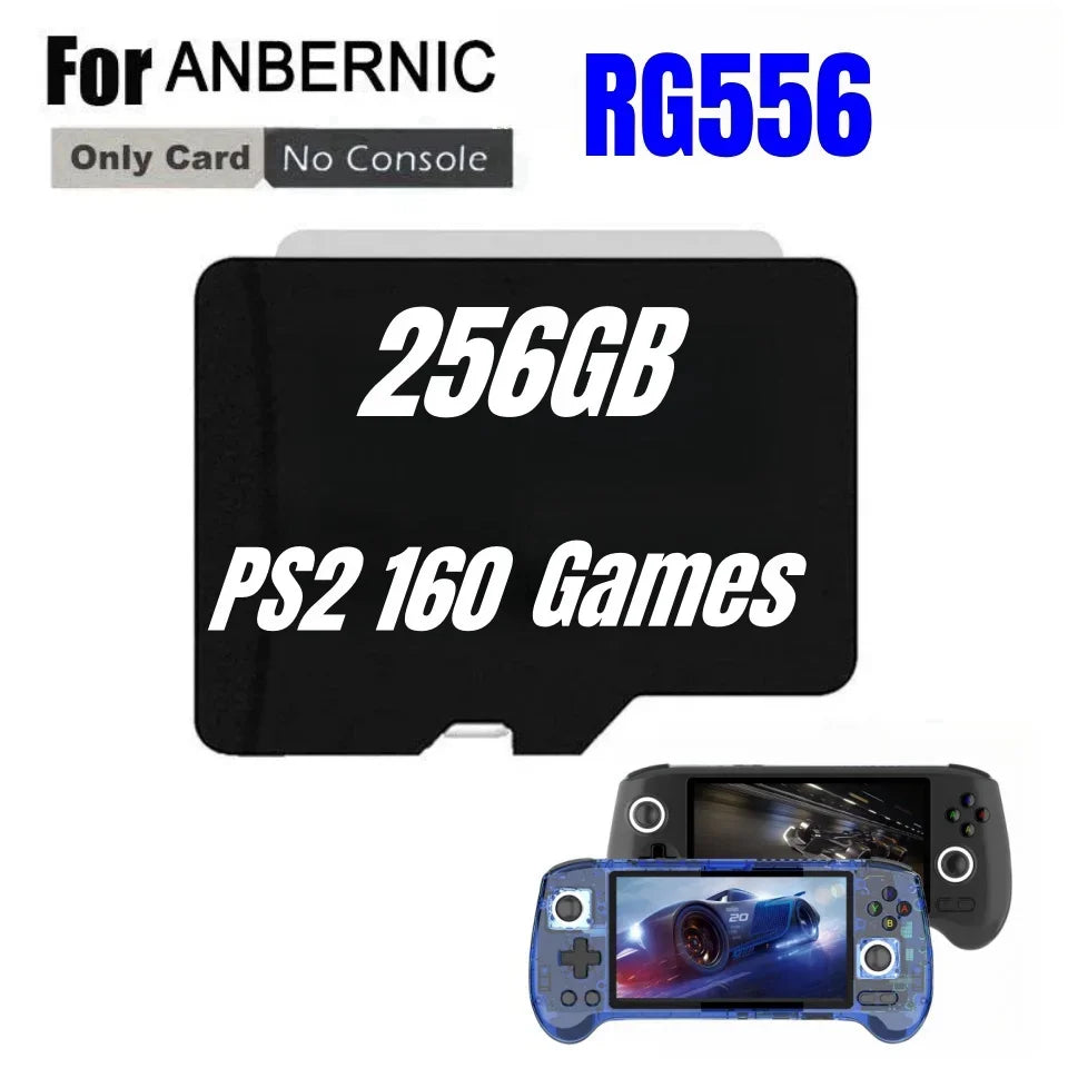 FOR ANBERNIC RG556 TF Card Portable PS2 Handheld Game Console Memory Card SD Card 61000 Games PS2 512G 256G 128G Micro sd games