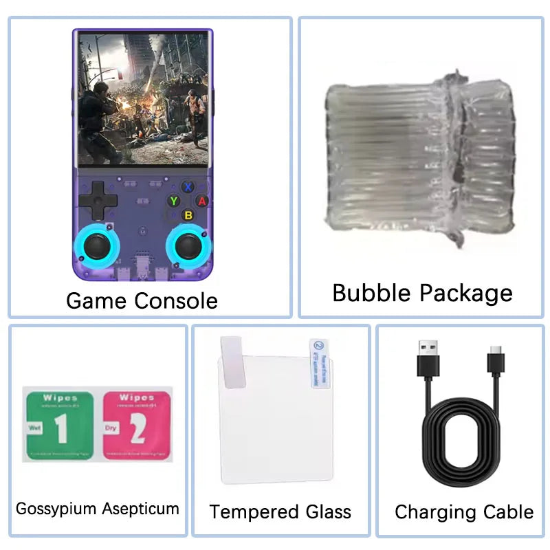 Portable R36Ultra Retro Handheld Game Console 4.0-inch Open-source Linux System 64/128GB New Portable Video Player Handheld Game