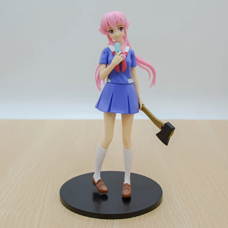 #2316 Mirai Nikki Yuno Gasai Anime Girl Figure Pop Up Parade Future Diary Gasai Yuno Action Figure Collectible Model Doll Toys