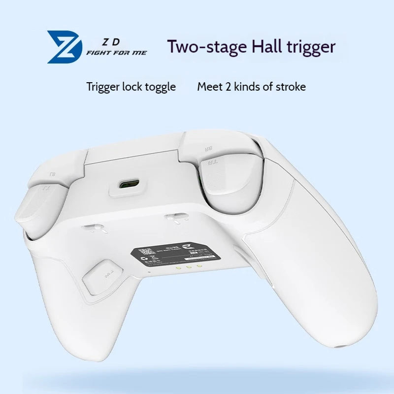 ZD Classic Legend 3-Mode Wireless LCD Control Screen Controller Dual Hall Trigger Joystick Switch/PC/NS Steam PC Game Controller