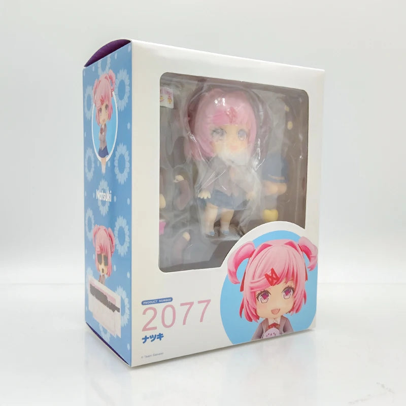 #2283 Literature Club! Yuri Anime Girl Figure #2250 Sayori Action Figure #2077 Natsuki #1817 Monika Figurine Model Doll Toy Gift