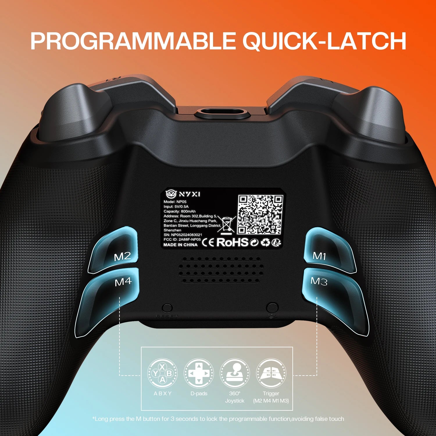 NYXI  for PC Switch2 Flexi Modular Wireless Game Controller Dual Hall Gamepad Black Myth Wukong Controller