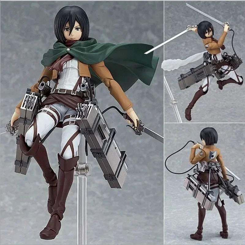 #435 Attack on Titan Armin Arlert Anime Girl Figure Levi Ackerman Action Figure Shingeki no Kyojin Figurine Model Doll Toys Gift