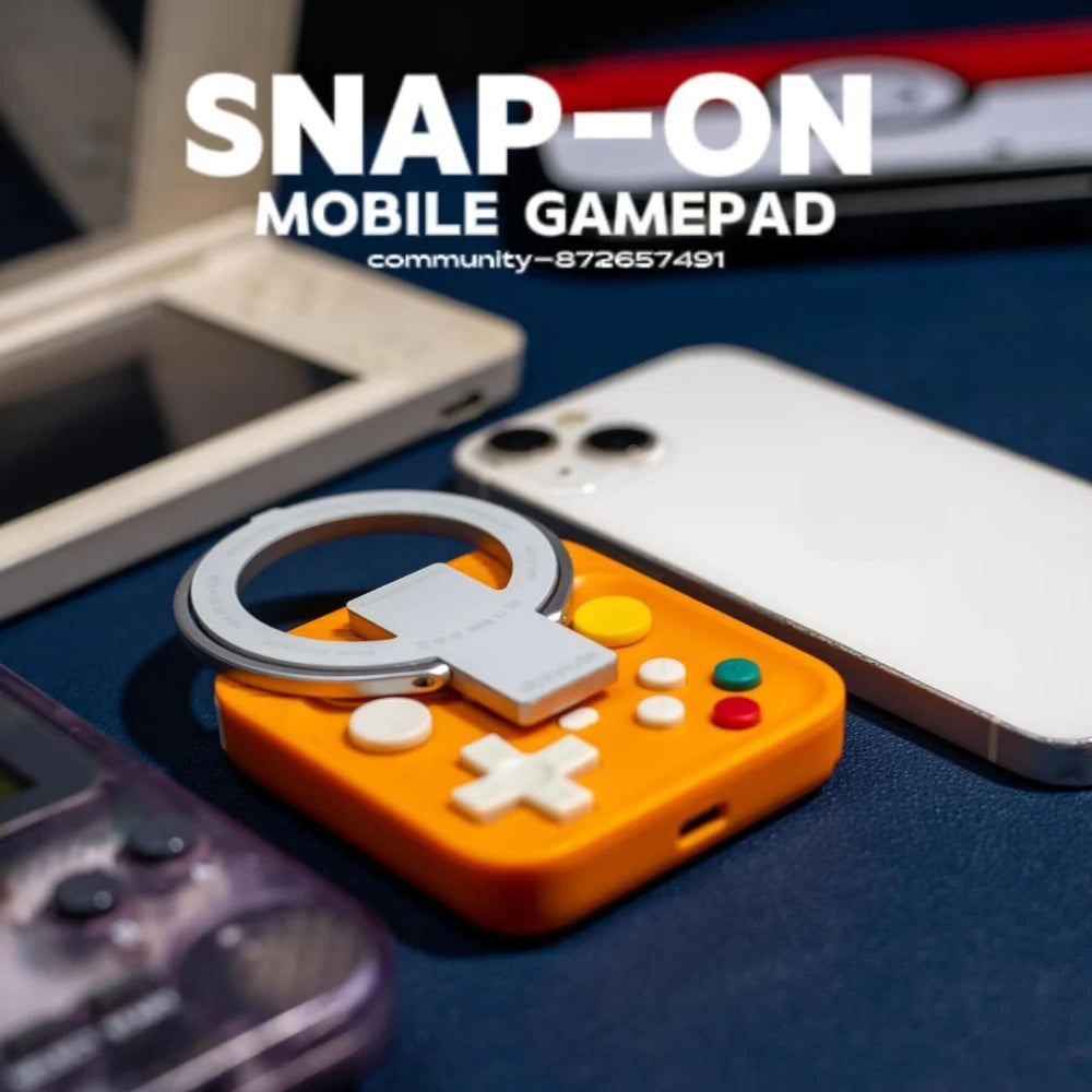 Abxylute M4 Game Controller Wireless Bluetooth Magnetic Gaming Handle Retro Portable Mini Grip for Mobile Phone NGC  MagSafe GBA