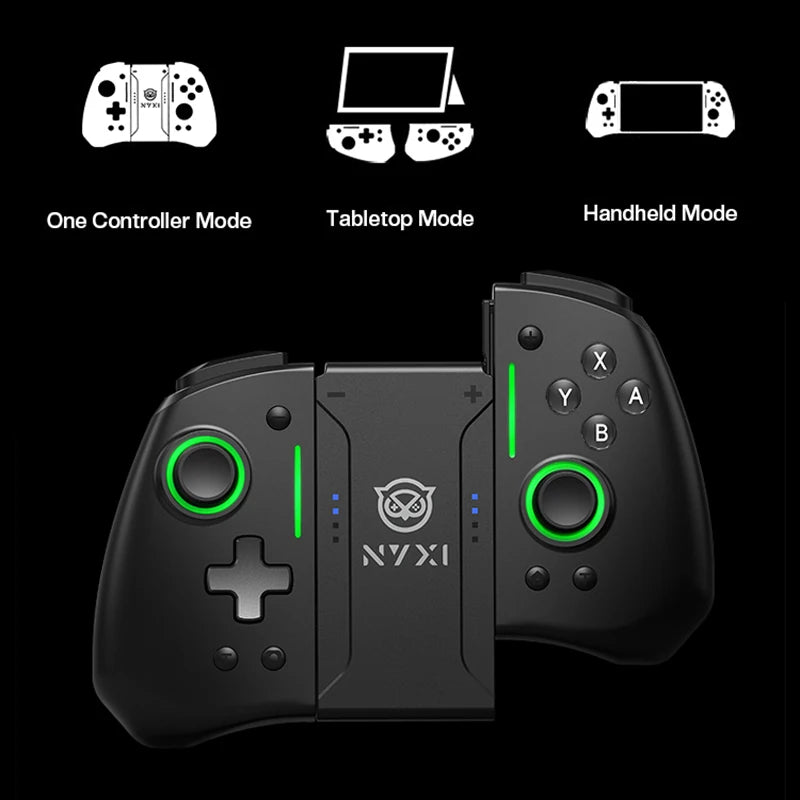 NYXI Hyperion Pro for Switch2/Switch Bluetooth Game Controller Black Wireless Gamepad