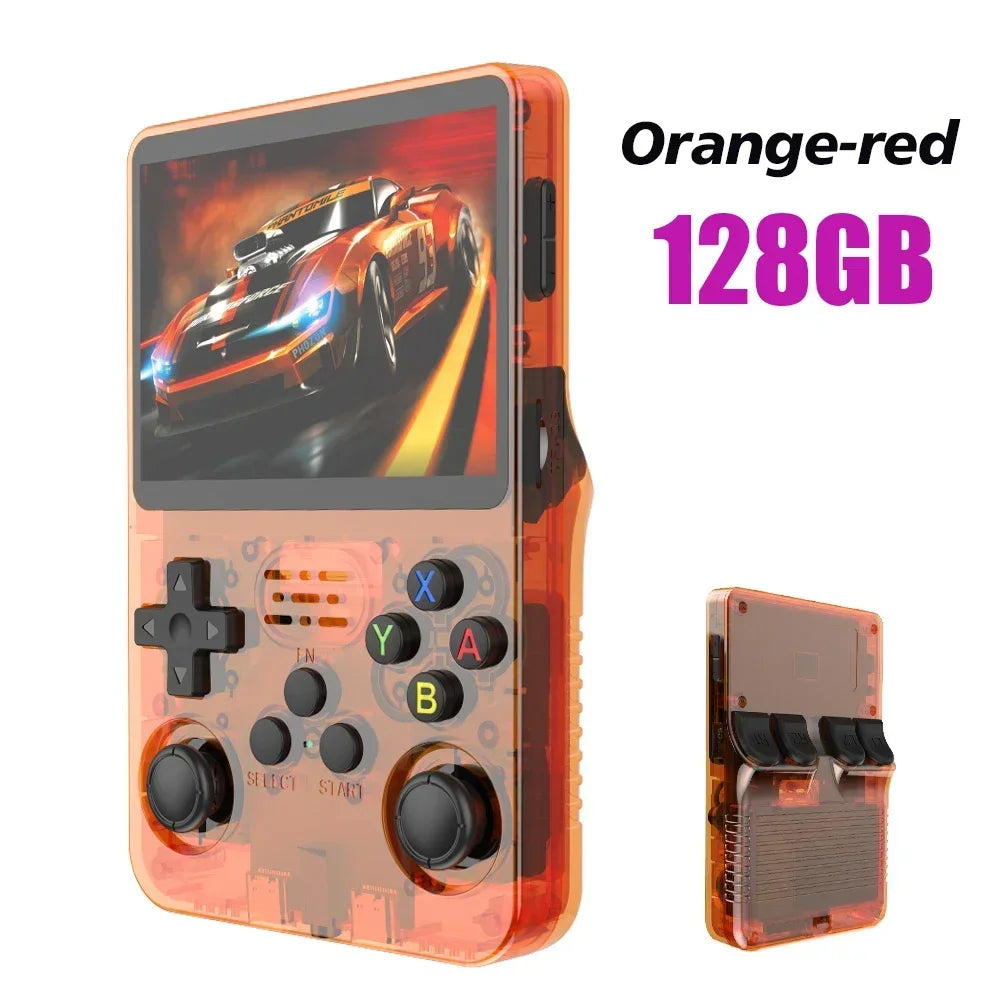 64G/128G R36S Retro Handheld Video Game Console Linux System 3.5 Inch IPS Screen R35s Pro Portable Pocket Video Player Games