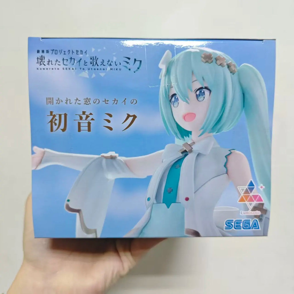 Sega Miku Gekijouban Project Sekai Kowareta Sekai to Utaenai Miku Anime Luminasta Action Figures Model Figurine Original Figuart