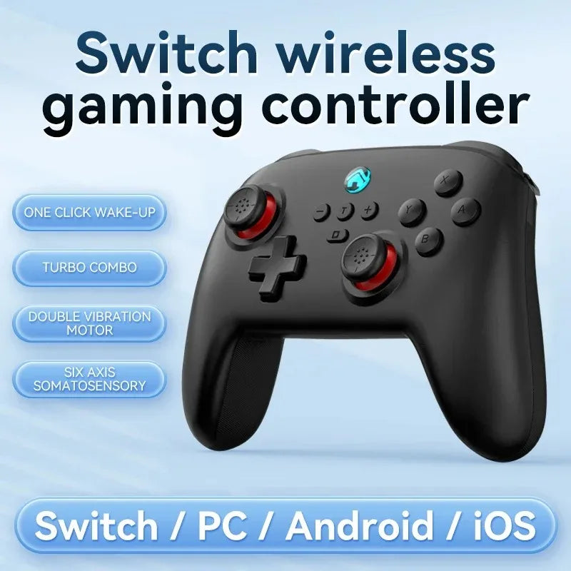 S11 Wireless Bluetooth-compatible Game Controller Suitable For Switch PC Mobile Phone With Wake-up Vibration Somatosensory Game
