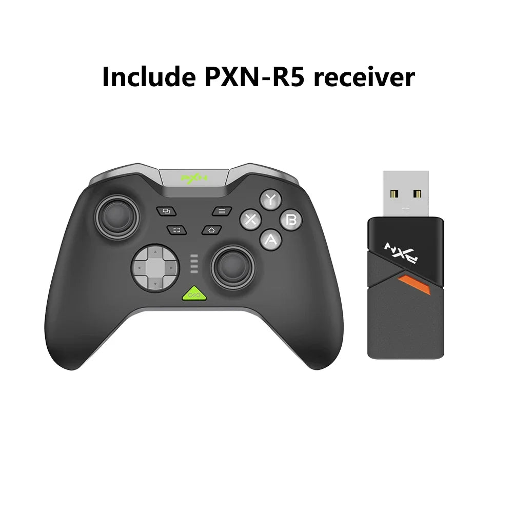 PXN Bluetooth Gamepad Game Controller 1000Hz Hall Trigger Rocker Long Battery Life Ergonomics Flagship For Switch PC Android